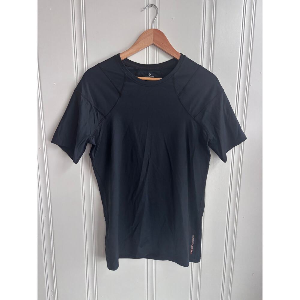 Tommie Copper Zinc & Copper Infused Short Sleeve‎ Shirt Black Men's XL